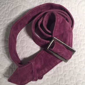 Purple Suede Belt!